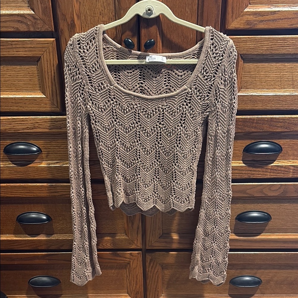 Hollister Brown Knit Women's Top S